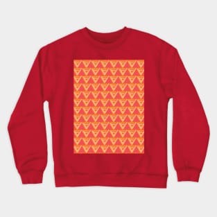 Orange triangles that are joined together Crewneck Sweatshirt